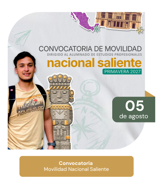 Convocatoria de Movilidad Nacional Saliente